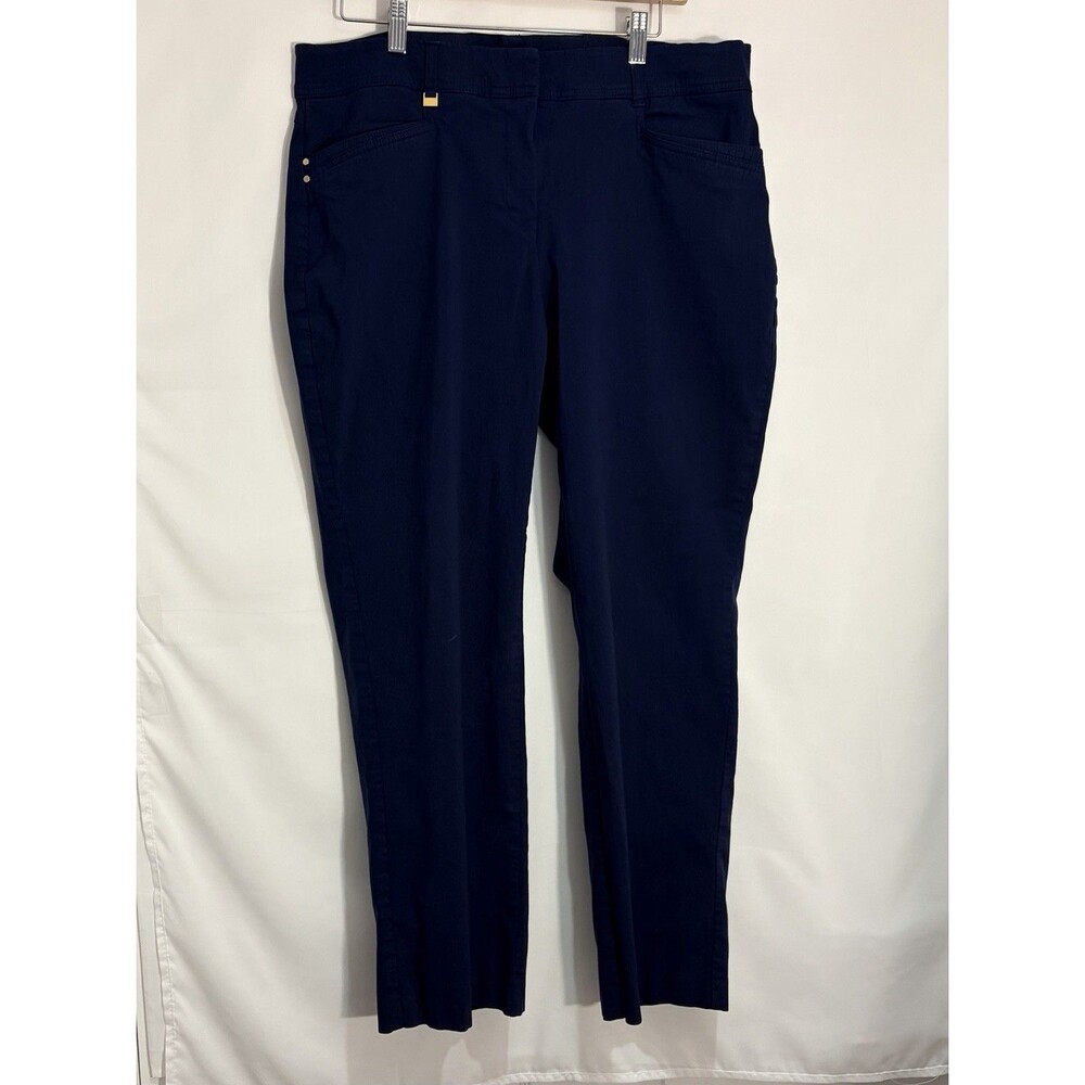 Women’s JM Collection Pants Navy 14 Short